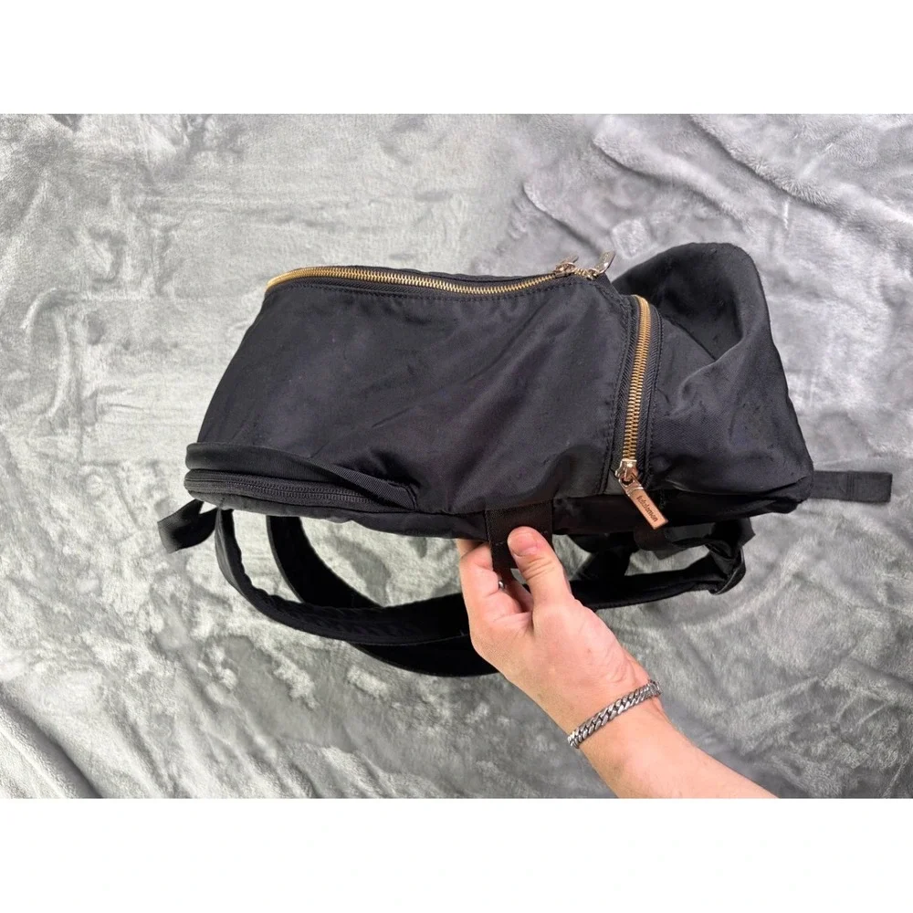 Lululemon City Adventurer Backpack Black Womens -tone metal hardware